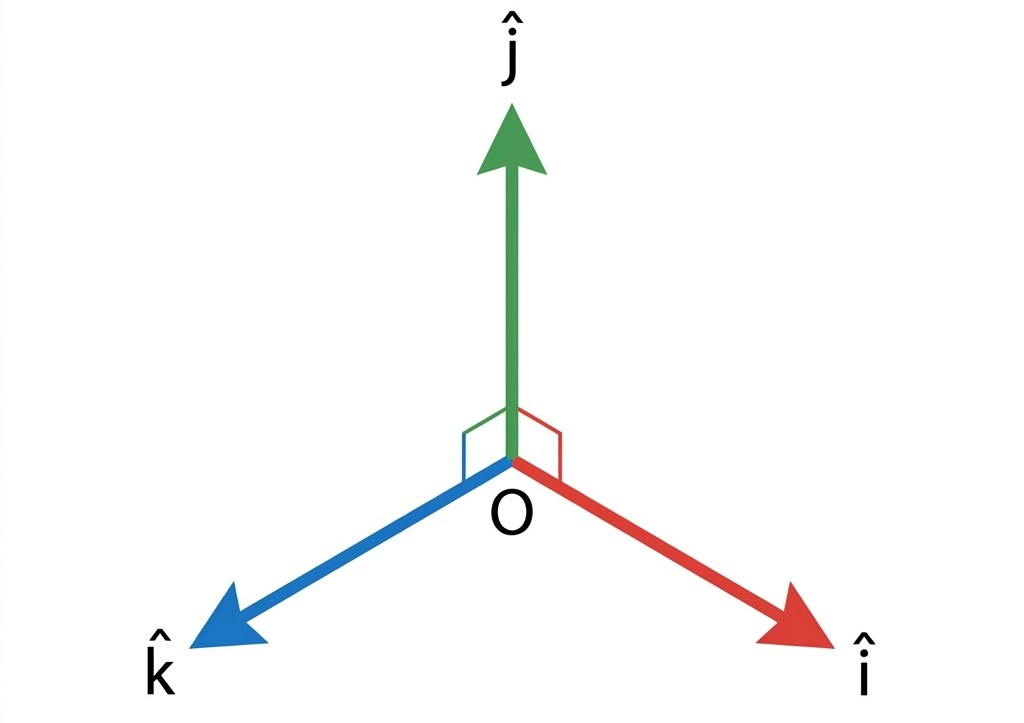 Standard Unit Vectors (3D Coordinate System)